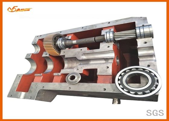 Five Axle Drive Twin Screw Extruder Gearbox 30 - 48mm Center Distance PHL62 Model