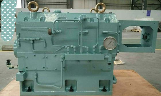Bilateral Symmetry Drive Gear Box , Horizontal Cylindrical Transmission Gearbox