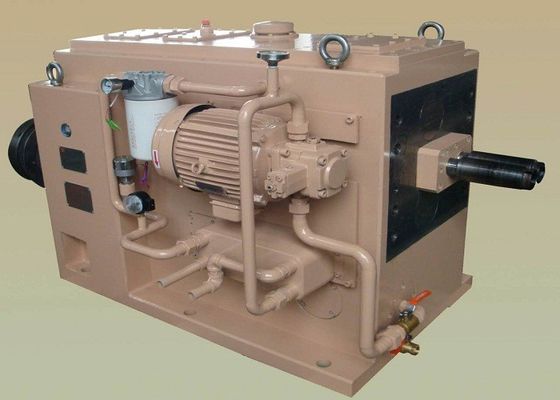 Bilateral Symmetry Drive Gear Box , Horizontal Cylindrical Transmission Gearbox