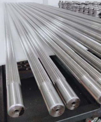 10 - 120mm Dia Extruder Shaft , Twin Screw Extruder Elements 500 - 9000mm Length