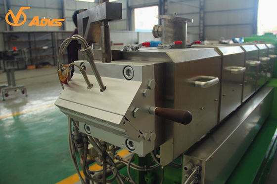 500kg / H Plastic Twin Screw Extruder For  PC / PMMA 51mm Screw Diameter