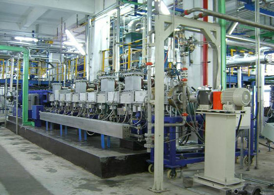 Chemical Engineering Counter Rotating Twin Screw Extruder With Concentration Mixer