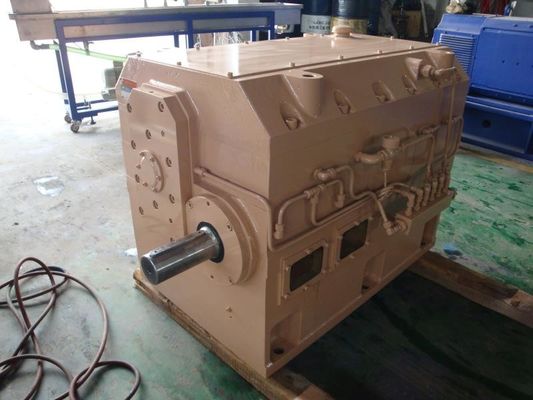 Torque 13.9 T / A³ Twin Screw Extruder Gearbox Bilateral Symmetry Gear Drive System