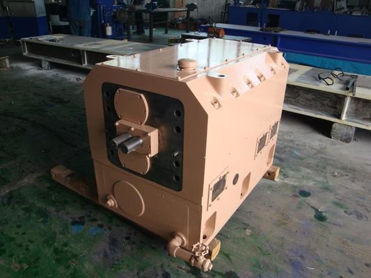 Torque 13.9 T / A³ Twin Screw Extruder Gearbox Bilateral Symmetry Gear Drive System