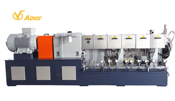 PE / PET 150kg / H Masterbatch Extruder 35.6mm Screw Diameter 1 Year Warranty