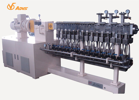 3 Phase Reactive Co Rotating Twin Screw Extruder With Devolatilization Vents