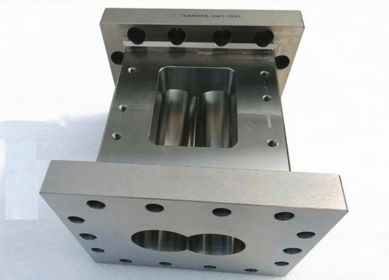 58mm Extruder Machine Parts Barrel For Toshiba TEM58SS HIP Alloy Liner