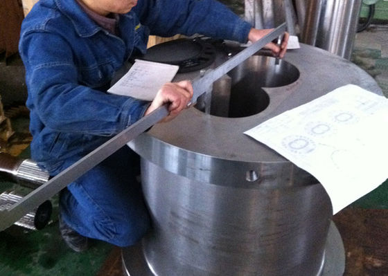 Barrel Dia 219mm Extruder Spare Parts For Maris TM219 Reactor Pom CNC machining