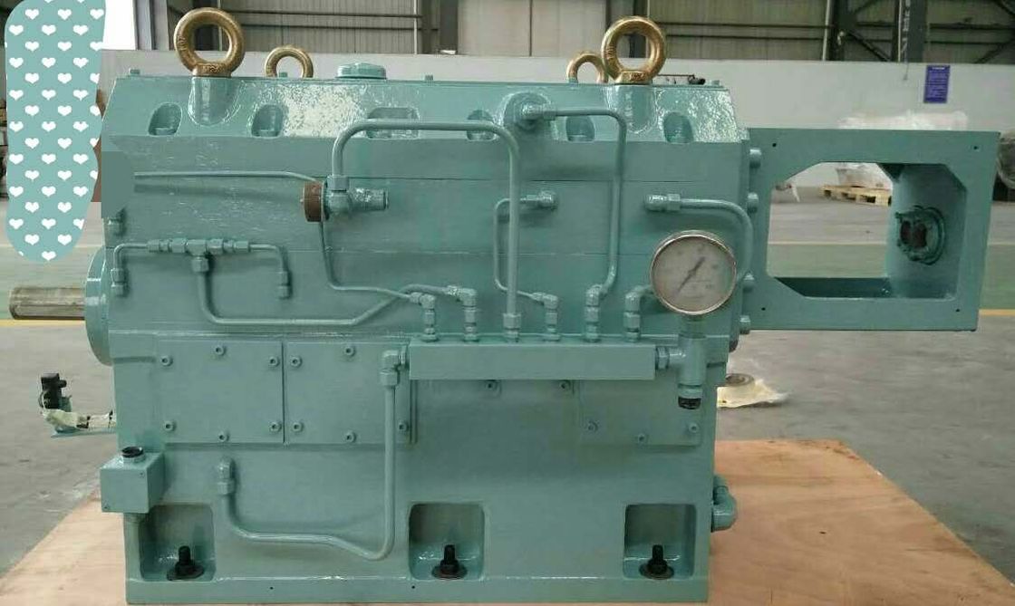 Bilateral Symmetry Drive Gear Box , Horizontal Cylindrical Transmission Gearbox