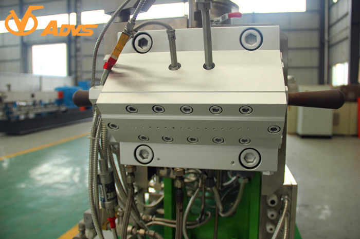 500kg / H Plastic Twin Screw Extruder For  PC / PMMA 51mm Screw Diameter