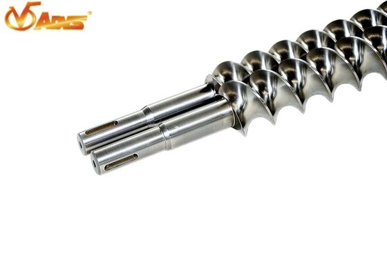 Giá tốt Trục vít bằng thép hợp kim Cr-Mo tùy chỉnh, Phụ tùng máy đùn trục vít đôi trực tuyến