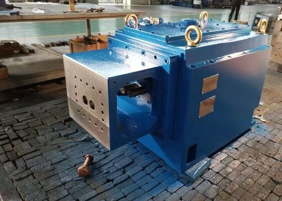 Giá tốt Hộp số máy đùn trục vít đôi với tuổi thọ 72000 giờ Tốc độ đầu ra 1500 vòng/phút và mô-men xoắn riêng 13 Nm trên cm3 cho máy móc công nghiệp trực tuyến