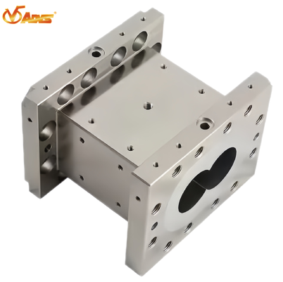 Giá tốt Bộ phận máy đùn thép 38CrMoAlA Nitride Kết nối mặt bích Trục Spline liên quan trực tuyến