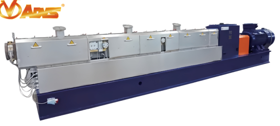 Giá tốt Co Rotating Twin Screw Extruder với vít và thùng nitrided cho chế biến nhựa tái chế trực tuyến