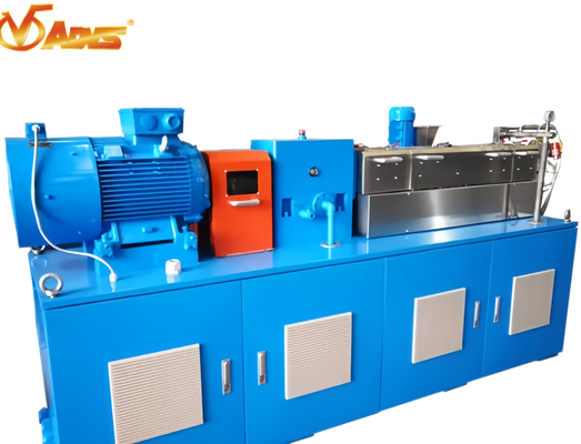 Giá tốt Phòng thí nghiệm Co Rotating Twin Screw Extruder Chiều kính vít 27mm Tốc độ tối đa 750 đến 1500rpm 18,5 đến 37kw Động cơ để sản xuất sản lượng cao trực tuyến