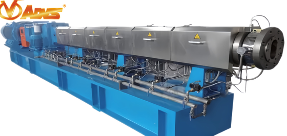 Giá tốt 5 ~ 12mm Sợi thủy tinh LFT-D Twin Screw Extruder Hai giai đoạn kết hợp Extruder ISO9001 được chứng nhận trực tuyến