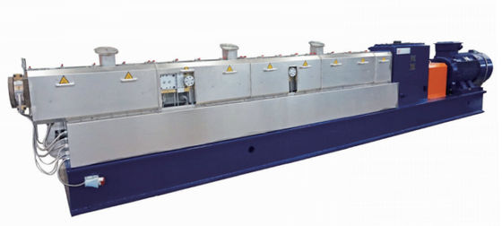 Good price Máy đùn trục vít đôi Nitriding, máy đùn nhựa tái chế quay trực tuyến