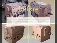 Hộp số máy đùn trục vít đôi cấu trúc tối ưu với tốc độ đầu ra 300-900 vòng/phút và tốc độ đầu vào 750-1750 vòng/phút cho các ứng dụng mô-men xoắn cao