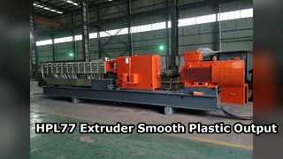 Máy đùn trục vít đôi HPL77 Máy ép nhựa tổng hợp